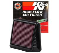 K&n Filtre à Air Sport 33-2430 pour Honda Accord (Ix) 2,4L 2008-2015 Acura Tsx