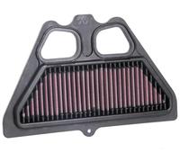 K&N Filtre à air de remplacement compatible avec Kawasaki Z900 / ZR900 2017- (KA-9017)