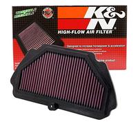 K&N Filtre à air de remplacement compatible avec Kawasaki ZX6R Ninja 2009-2015 (KA-6009)