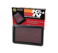 K&N Filtre à air de remplacement compatible avec Lexus ES/RX300 1997-2003 Toyota AVA 1997-2004 Camry 1997-2001 SIEN/SOL 1998-2003 (33-2145-1)