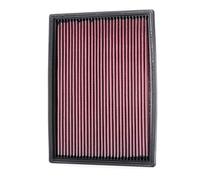 K&N 33-2703 Filtre à Air du Moteur: Haute Performance, Premium, Lavable, Filtre de Remplacement, Plus de Pouvoir, 1993-2012 (SLR McLaren, ML350, ML400, ML430, ML500, ML55, CLK320, ML320, autres modèles sélectionnés)