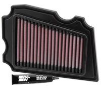 K&N Filtre à air de remplacement compatible avec Yamaha TW200 1987-2016 (YA-2002)