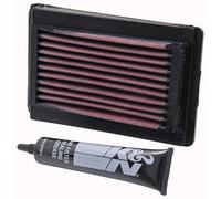 K&N Filtre à air de remplacement compatible avec Yamaha XT660R/XT660X Super Motard 2004-2009 (YA-6604)