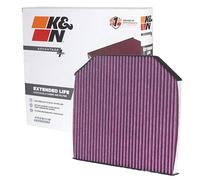 K&N Engineering Filtre d'habitacle Premium Protect DVF5017 Jetable compatible avec Audi/Porsche