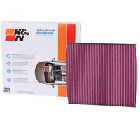 K&N Filtre à Air d'Habitacle Jetable Premium compatible avec Hyundai/Kia divers modèles (DVF5055)