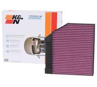 K&N Filtre à Air d'Habitacle Jetable Premium compatible avec Mercedes divers modèles (DVF5082)