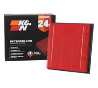 K&N Filtre à air du moteur : longue durée de vie de 42 000 km. Filtre à air de rechange : compatible avec Ford/Lincoln Truck et SUV (F150, F150 Raptor, Expedition, Navigator, F250, F350, F450, F550