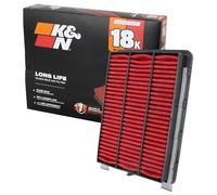 K&N Filtre à air moteur : filtre à air de rechange longue durée 18 000 km, compatible avec Hyundai 2016-2020 KIA (Tucson, Sportage), KNA-5046
