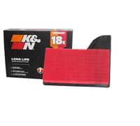 K&N Filtre à air moteur : filtre à air de rechange longue durée de 28 000 km : compatible avec Ford Mustang L4/V6/V8, KNA-5029 2015-2019