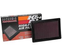 K&N Filtre à air moteur : haute performance, premium, lavable, filtre de rechange : 2019 INFINITI QX50, 33-5091
