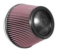 K&N Filtre à Air universel - Capot en fibre de carbone - 152mm raccord, 190mm base, 130mm du haut, 127mm hauteur (RP-2960)