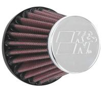 K&N Filtre à Air Universel Conique 46mm raccordement, 76mm de base, 51mm en haut, 76mm hauteur (RC-2320)