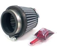 K&N Filtre à Air Universel Conique 49mm raccordement, 76mm de base, 51mm en haut, 64 mm hauteur (RC-2500)