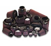 K&N Filtre à Air Universel Ovale 60mm raccordement double, 159mm x 95mm, 76mm hauteur (2 pièces) (RU-2922)