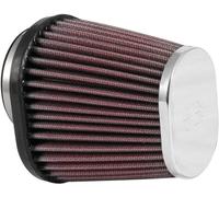 K&N Filtre à Air Universel Ovale/Conique 54mm raccordement décentrée, 102mm x 76mm de base, 76mm x 51mm en haut, 102mm hauteur (RC-2890)