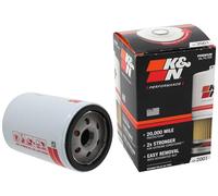 K&N Filtre à Huile - Bloc 76x129mm compatible avec Chevrolet, GMC, Workhorse, Holden, Oldsmobile, Isuzu, Buick, Pontiac (HP-2001)