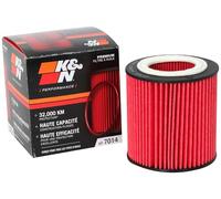 K&N Filtre à Huile - High Performance-Series compatible avec BMW (HP-7014)