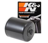 K&N Filtre à huile pour motos : Conçu pour une utilisation avec des huiles synthétiques ou conventionnelles. Pour certains modèles de motos Harley Davidson, Buell, KN-171B (Cartouche 74x94mm)