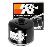 K&N Filtre à huile KN-160 pour motos – Cartouche 79x71mm – Huiles synthétiques ou conventionnelles