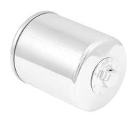 K&N Engineering – Filtre à huile moto KN-171C – Cartouche chrome 74x94 mm – Pour Harley/Buell