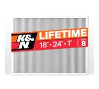 K&N HVC-8-11824 Filtre à air pour four HVC 18 x 24 x 1, dure toute une vie, lavable, le dernier filtre CVC que vous achèterez, respirez en toute sécurité à la maison ou au bureau