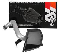 K&N Kit d'admission Typhoon compatible avec Kia Forte5/Forte Koup & Cee'd/Cerato Turbo 1.6 L4 2014-2017 - Argent (69-5316TS)