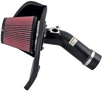 K&N Kit d'admission Typhoon compatible avec Subaru Impreza WRX H4-2.4L 2008-2014 - Noir Texturé (69-8004TTK)