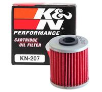 K&N KN-207 Moto Filtre à l'huile Cartouche, Taglia unica
