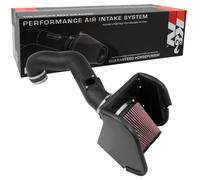 K&N Système d'admission d'air froid : filtre à air haut débit, augmente les performances et la puissance : compatible avec Nissan Titan XD 2016-2018, 63-6017