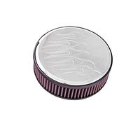 K&N Système d'admission de moto compatible avec Harley Davidson Dyna/Softail/Touring 1992-1997 - En forme de goutte avec motif de flamme (RK-3922)