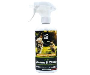 K-OCIDE - Barrière répulsive Chiens et Chats - 450 ml | Actif d'origine végétale - action éducative pour limiter le marquage urinaire - usage extérieur et intérieur