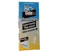 K-OCIDE - Captur'Mouche - 2 Pièges à Vitre - sans Chimie - Attire par la Lumiere - Efficace et Esthètique - 6 Recharges