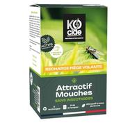 K-OCIDE - Recharge pour piège volants - Recharge pour piège mouches et guêpes - Attractif naturel homologué - 5 recharges