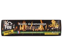 K-OFEU - Bûche de Ramonage - Tout type de conduits, tubage inox - Cheminées ouvertes ou fermées - Poêle et chaudières - Fabriqué en France - 1 Unité