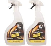 K-OFEU - Gel Nettoyant - Pour Vitres, poêles et inserts - Spécial nettoyage vertical - Sans colorant ni parfum - Ne coule pas - Efficacité immédiate - 750 ml (Lot de 2)