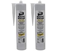 K-OFEU - Mastic Réfractaire - Idéal pour Cheminées et Poêles Insert - Collage et Réparations - Résistance Haute Température - 500 g (Lot de 2)