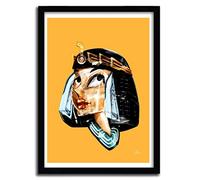 K.Olin Tribu - Affiche cleopatre par Rubiant, Papier, Blanc, 20 x 30 x 0.1 cm