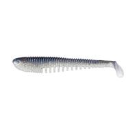 K.P Baits Skeleton Shad, Lot de 5 leurres Souples en Caoutchouc, 7,5 cm, pour Perche, Sandre, Truite, Lake Trout