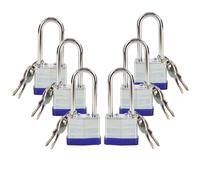 K PADICK-ALIKE-ALIKE avec la mme cl 2PCS Chaque dfinition extra longue de manille 1-9 / 16 """" 40 mm de carrosserie en acier lamin l'infirme