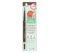 K-Palette - 1 Day Tattoo 3 Way Eyebrow Pencil 03 Cocoa Brown