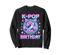 K-Pop 2ème Anniversaire Fille 2 Ans Musique Coréenne Sweatshirt