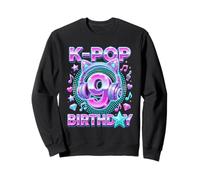 K-Pop 9e Anniversaire Fille 9 Ans Musique coréenne Sweatshirt