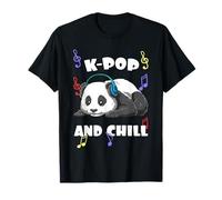 K Pop and Chill Aesthetic Kpop Panda Korea T-Shirt