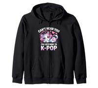K-Pop Can't Hear You J'écoute Kawaii K-Pop Lover Sweat à Capuche