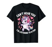 K-Pop Can't Hear You J'écoute Kawaii K-Pop Lover T-Shirt