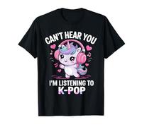 K-Pop Can't Hear You J'écoute Kawaii K-Pop Lover T-Shirt