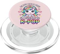 K-Pop Can't Hear You J'écoute Kpop Kawaii PopSockets PopGrip pour MagSafe