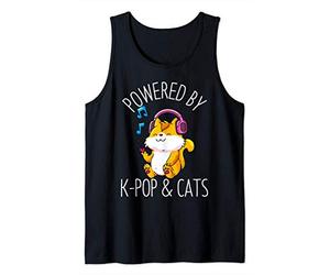 K-Pop Chats Anime Kawaii Chat Neko Mignon Kpop Cadeau Débardeur