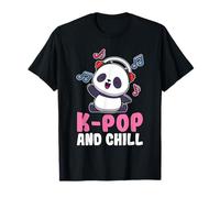 K-Pop Chill Panda Kpop Corée du Sud Musique Fans Cadeau T-Shirt