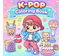 K-Pop Coloring Book: 40 Chibi Bold and Easy Coloring Pages for Korean Music Lovers